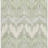 8' X 10' Artichoke Green And Ivory Ikat Washable Area Rug With UV Protection