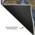9' X 12' Blue Brown And Beige Ikat Washable Area Rug With UV Protection