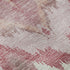 5' X 8' Blush Ivory And Pink Ikat Washable Area Rug With UV Protection