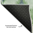 5' X 8' Green And Ivory Ikat Washable Area Rug With UV Protection