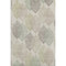 8' X 10' Beige Taupe And Green Floral Washable Area Rug With UV Protection
