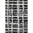 5' X 8' Black And Silver Striped Washable Area Rug With UV Protection
