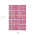 5' X 8' Blush Ivory And Orange Striped Washable Area Rug With UV Protection