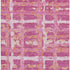 5' X 8' Blush Ivory And Orange Striped Washable Area Rug With UV Protection