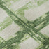 5' X 8' Green And Ivory Striped Washable Area Rug With UV Protection