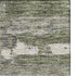 5' X 8' Olive Green And Beige Striped Washable Area Rug With UV Protection