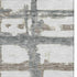 5' X 8' Silver Ivory And Gray Striped Washable Area Rug With UV Protection