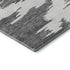 5' X 8' Black Gray And Silver Abstract Washable Area Rug With UV Protection