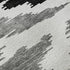 5' X 8' Black Gray And Silver Abstract Washable Area Rug With UV Protection
