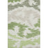 5' X 8' Green Taupe And Beige Abstract Washable Area Rug With UV Protection