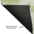 5' X 8' Green Taupe And Beige Abstract Washable Area Rug With UV Protection
