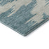 5' X 8' Teal And Ivory Abstract Washable Area Rug With UV Protection