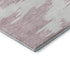 8' X 10' White Sky Blue And Peach Abstract Washable Area Rug With UV Protection
