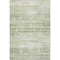 8' X 10' Artichoke Green And Ivory Abstract Washable Area Rug With UV Protection