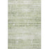 8' X 10' Artichoke Green And Ivory Abstract Washable Area Rug With UV Protection