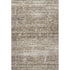 5' X 8' Brown And Beige Abstract Washable Area Rug With UV Protection