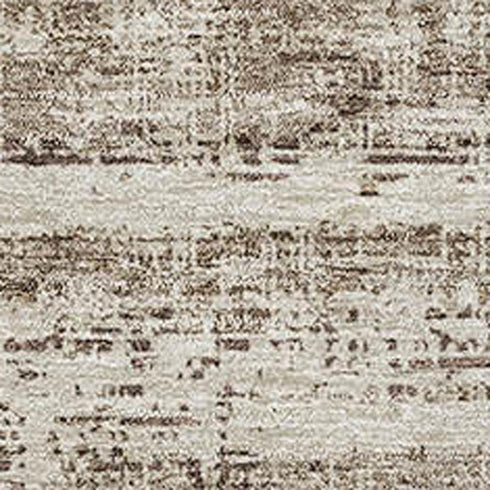 5' X 8' Brown And Beige Abstract Washable Area Rug With UV Protection
