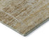 8' X 10' Gold And Beige Abstract Washable Area Rug With UV Protection