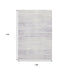 9' X 12' Lavender And Ivory Abstract Washable Area Rug With UV Protection