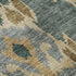 5' X 8' Emerald Gold And Gray Ikat Washable Area Rug With UV Protection