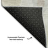9' X 12' Ivory Beige And Gray Ikat Washable Area Rug With UV Protection
