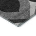 9' X 12' Black And Silver Ogee Washable Area Rug With UV Protection
