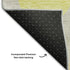 8' X 10' Yellow Ivory And Gray Ogee Washable Area Rug With UV Protection