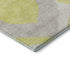 8' X 10' Yellow Ivory And Gray Ogee Washable Area Rug With UV Protection