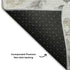 9' X 12' Silver Gray And Beige Floral Washable Area Rug With UV Protection