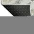 9' X 12' Silver Gray And Beige Floral Washable Area Rug With UV Protection