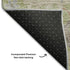 8' X 10' Artichoke Green Beige And Taupe Floral Medallion Washable Area Rug With UV Protection