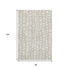 8' X 10' Beige And Ivory Cobblestone Washable Area Rug With UV Protection