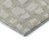 9' X 12' Beige And Ivory Cobblestone Washable Area Rug With UV Protection