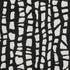 5' X 8' Black And Ivory Cobblestone Washable Area Rug With UV Protection