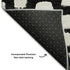 9' X 12' Black And Ivory Cobblestone Washable Area Rug With UV Protection