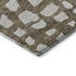 5' X 8' Brown And Ivory Cobblestone Washable Area Rug With UV Protection