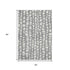 5' X 8' Gray And Ivory Cobblestone Washable Area Rug With UV Protection