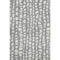 5' X 8' Gray And Ivory Cobblestone Washable Area Rug With UV Protection