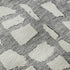 8' Gray And Ivory Cobblestone Washable Round Rug With UV Protection