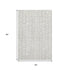 5' X 8' Ivory And Beige Cobblestone Washable Area Rug With UV Protection