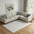 8' X 10' Silver And Ivory Cobblestone Washable Area Rug With UV Protection