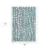 8' X 10' Teal And Ivory Cobblestone Washable Area Rug With UV Protection