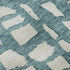 8' X 10' Teal And Ivory Cobblestone Washable Area Rug With UV Protection