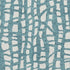 8' X 10' Teal And Ivory Cobblestone Washable Area Rug With UV Protection