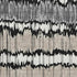 5' X 8' Black Silver And Brown Striped Washable Area Rug With UV Protection