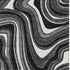 5' X 8' Black Gray And White Marble Washable Area Rug With UV Protection