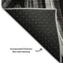 8' X 10' Black Gray And White Marble Washable Area Rug With UV Protection