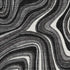8' X 10' Black Gray And White Marble Washable Area Rug With UV Protection
