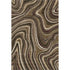 5' X 8' Brown Beige And Taupe Marble Washable Area Rug With UV Protection