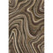 8' X 10' Brown Beige And Taupe Marble Washable Area Rug With UV Protection
